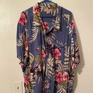 4X Island Passport Hawaiian aloha shirt